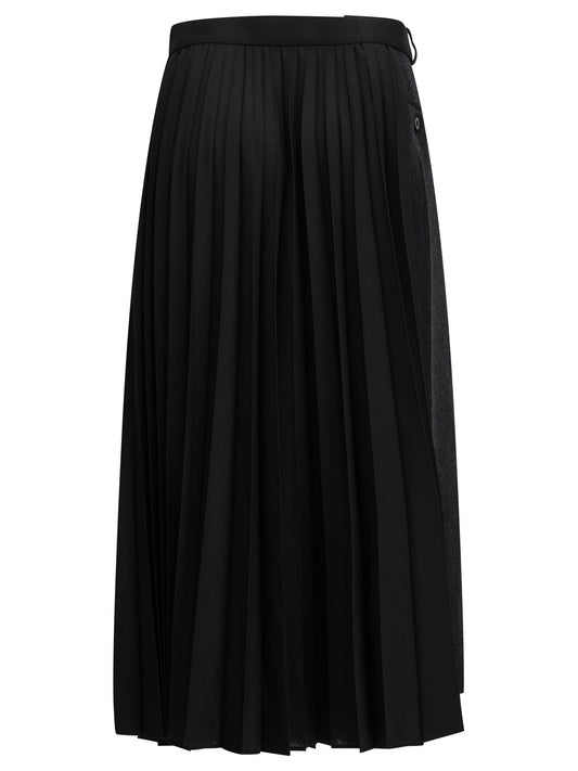 "Pleated" Midi Skirt Skirts