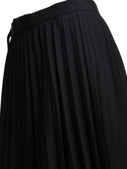 "Pleated" Midi Skirt Skirts
