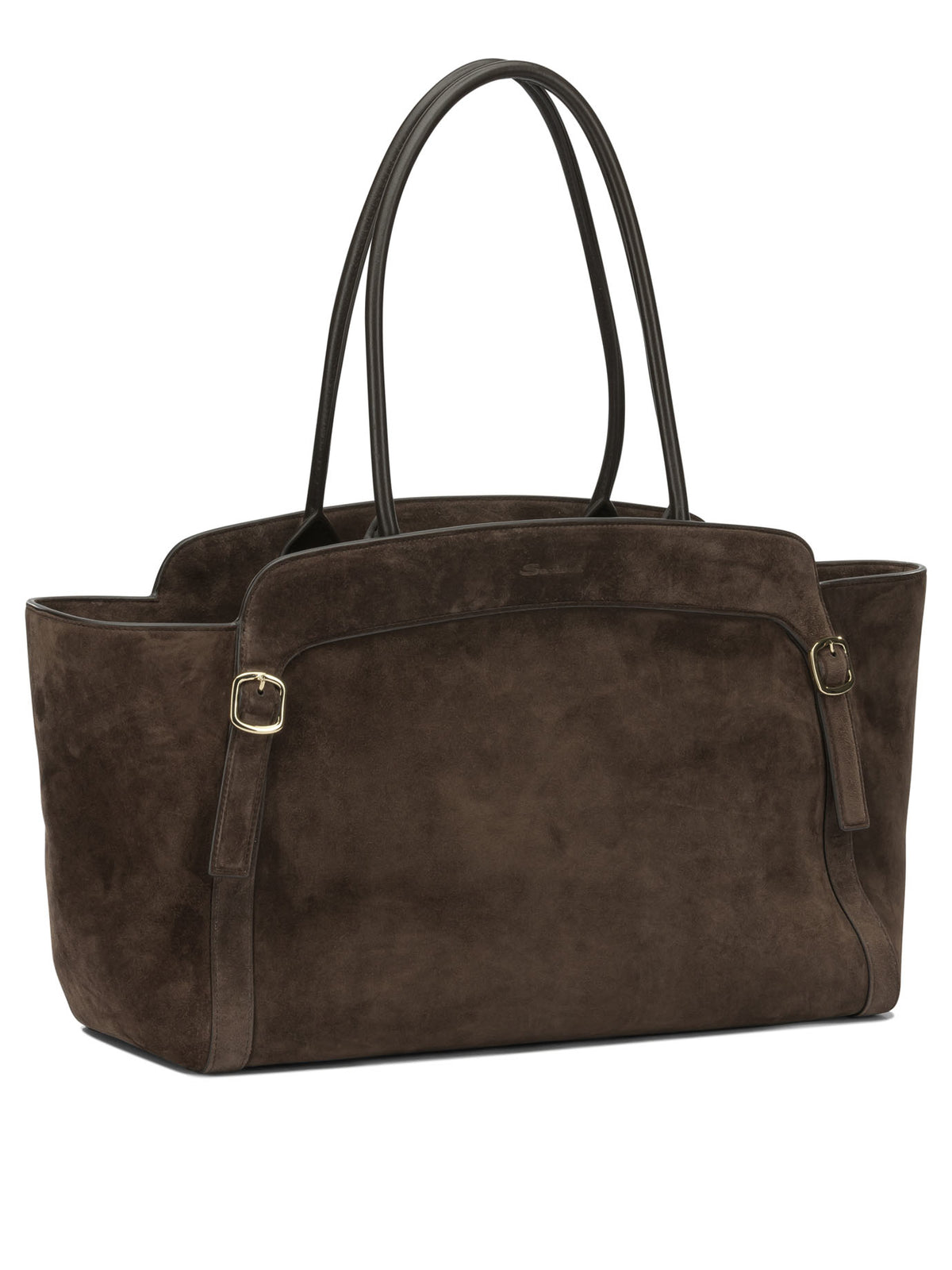 "Double Buckle" Medium Shoulder Bag Shoulder bags