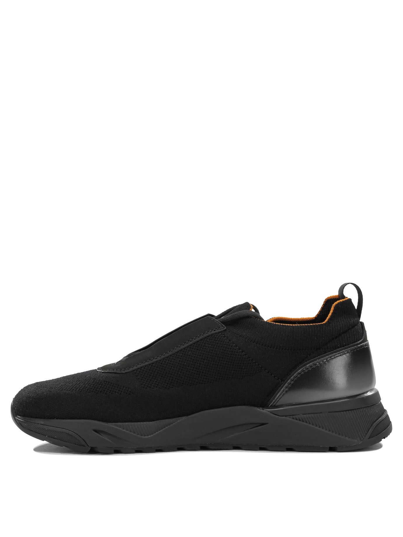 Low-top sneakers made of mesh and leather Sneakers & Slip-On
