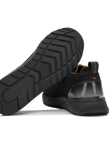 Low-top sneakers made of mesh and leather Sneakers & Slip-On