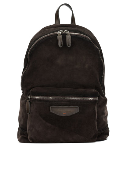 Casual suede backpack Backpacks