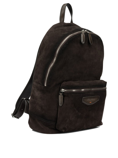 Casual suede backpack Backpacks