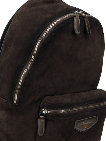 Casual suede backpack Backpacks