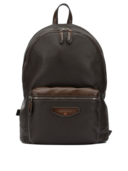 Casual Leather Backpack Backpacks