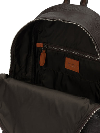 Casual Leather Backpack Backpacks