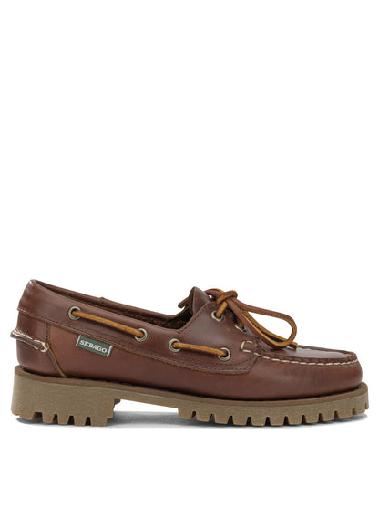 "Ranger Waxy" Lace-Up Loafers Loafers & Slippers