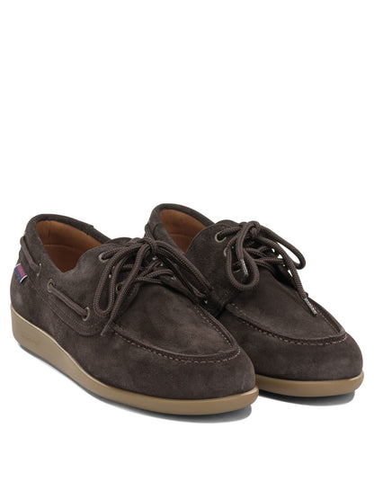 "Gary Jobson Suede" Lace-Up Loafers Loafers & Slippers