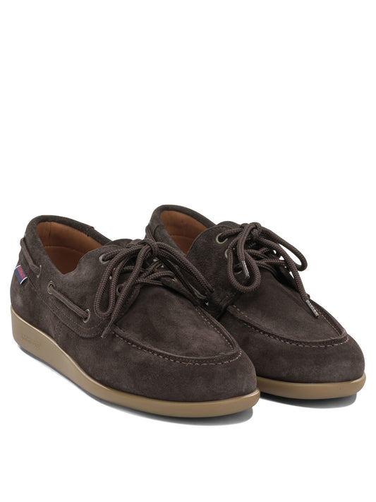 "Gary Jobson Suede" Lace-Up Loafers Loafers & Slippers
