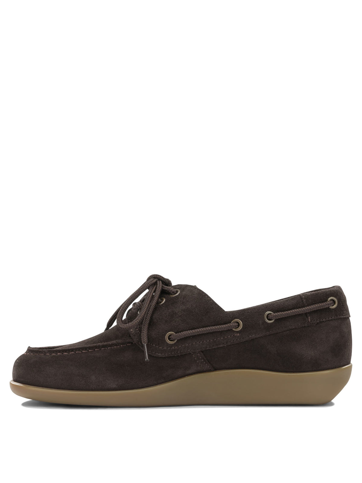 "Gary Jobson Suede" Lace-Up Loafers Loafers & Slippers