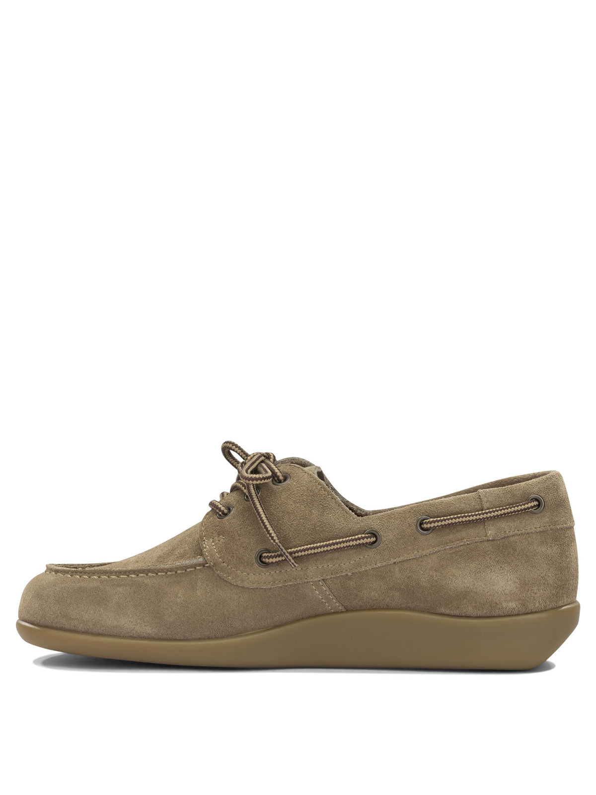 "Gary Jobson Suede" Lace-Up Loafers Loafers & Slippers