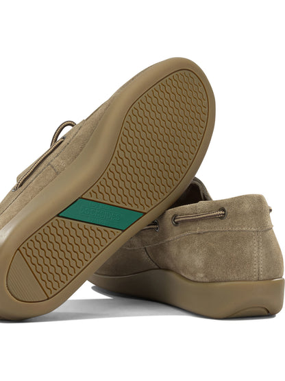 "Gary Jobson Suede" Lace-Up Loafers Loafers & Slippers