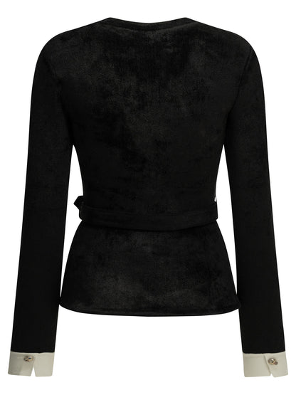 Chenille cardigan Knitwear