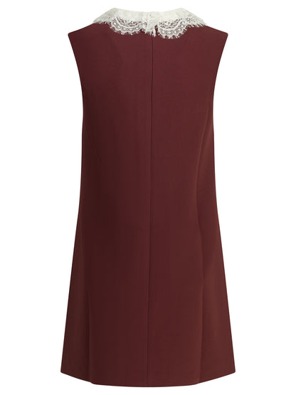 Short dress with lace detail Dresses