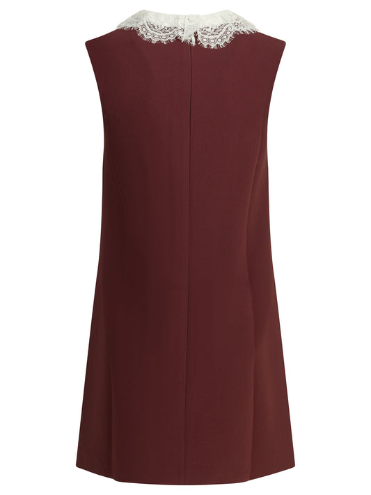 Short dress with lace detail Dresses