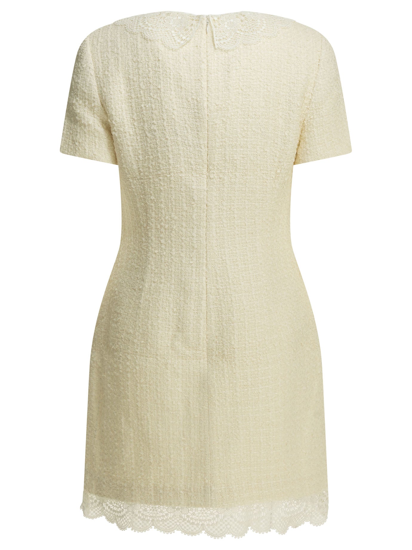 Short dress with lace details Dresses