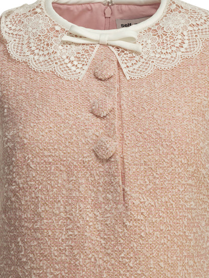 Short bouclé dress Dresses