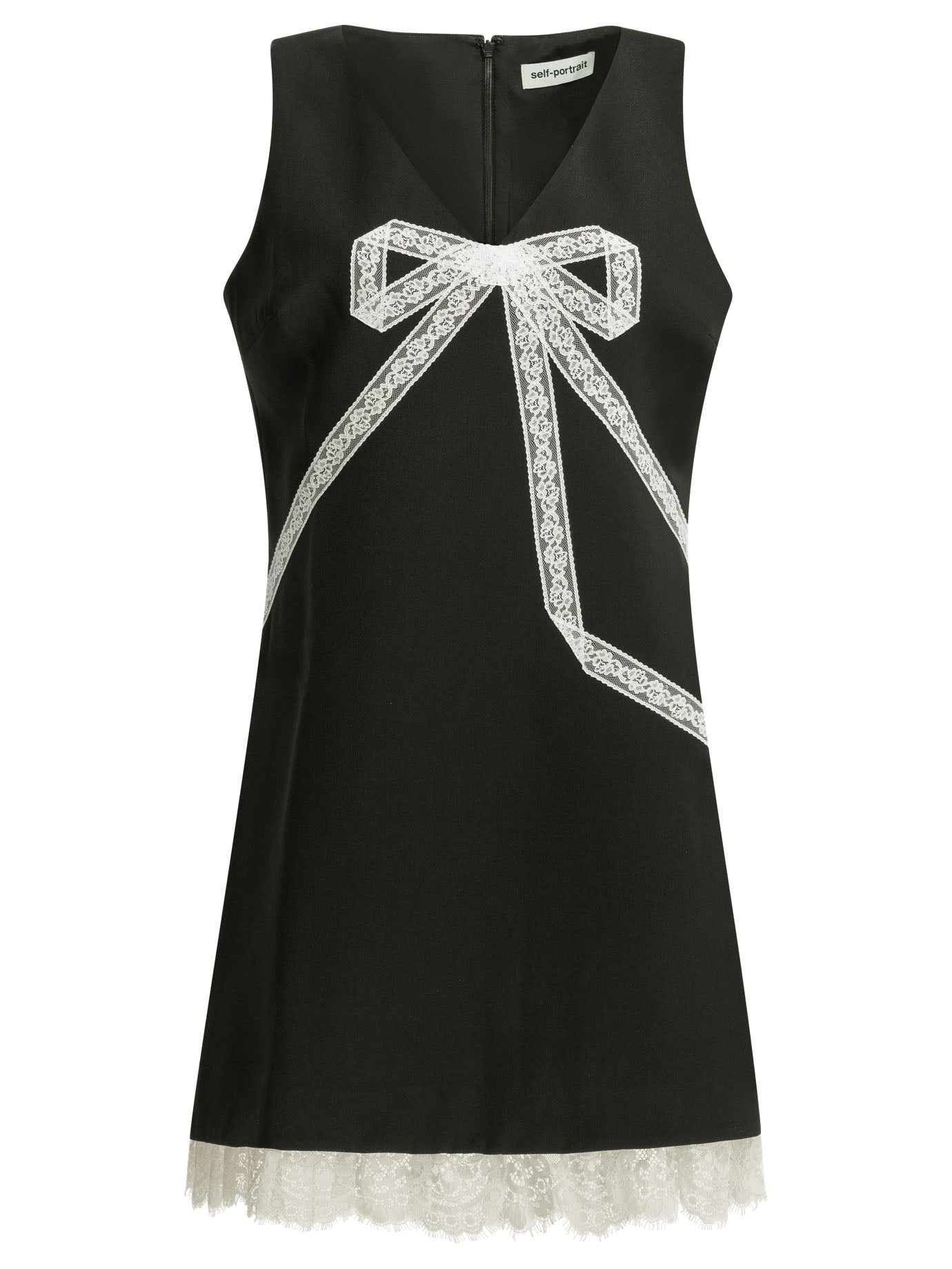 Short sheath dress with bow Dresses