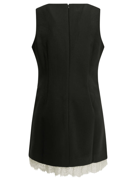 Short sheath dress with bow Dresses