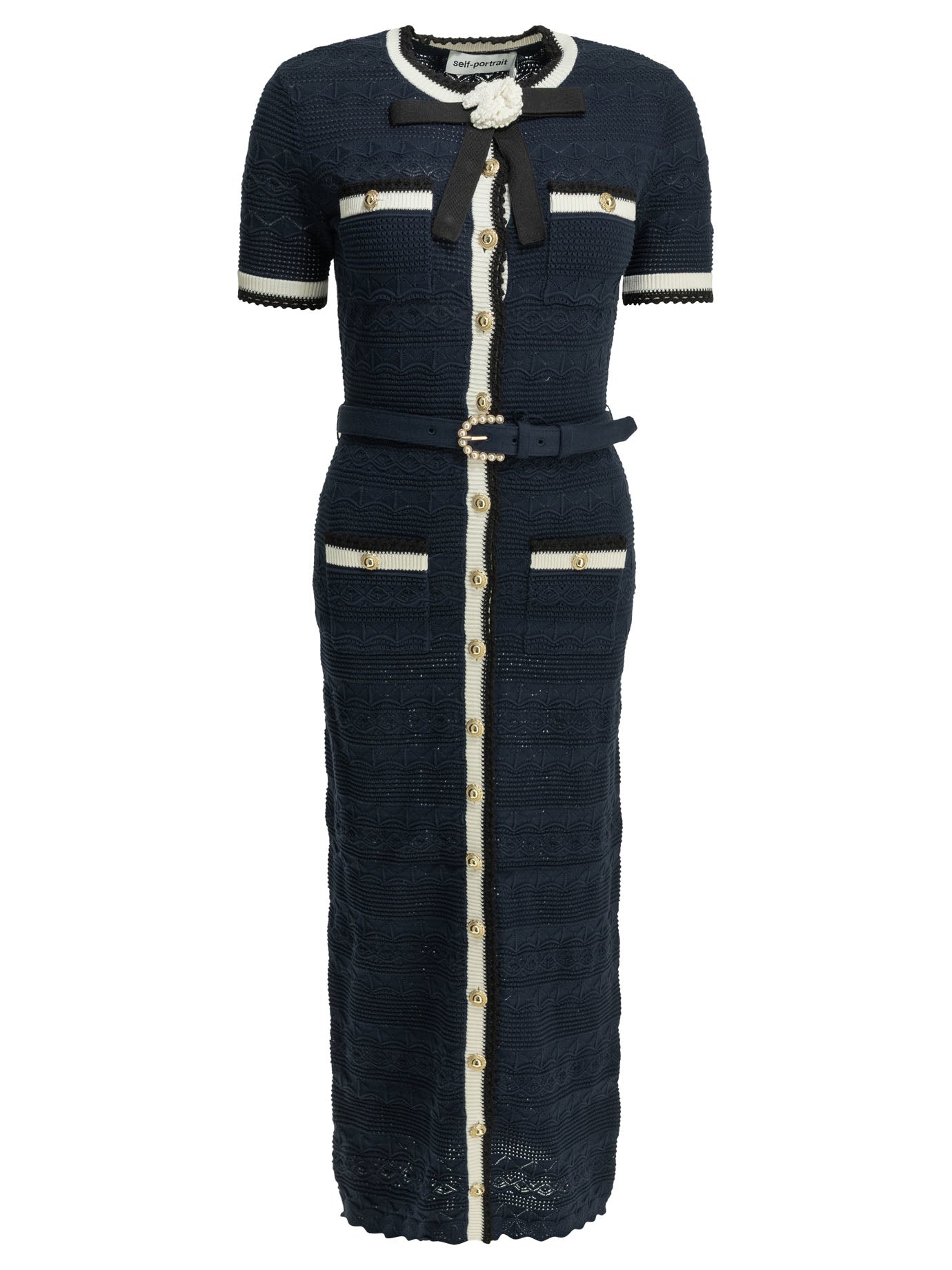 Knit midi dress Dresses