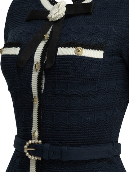 Knit midi dress Dresses