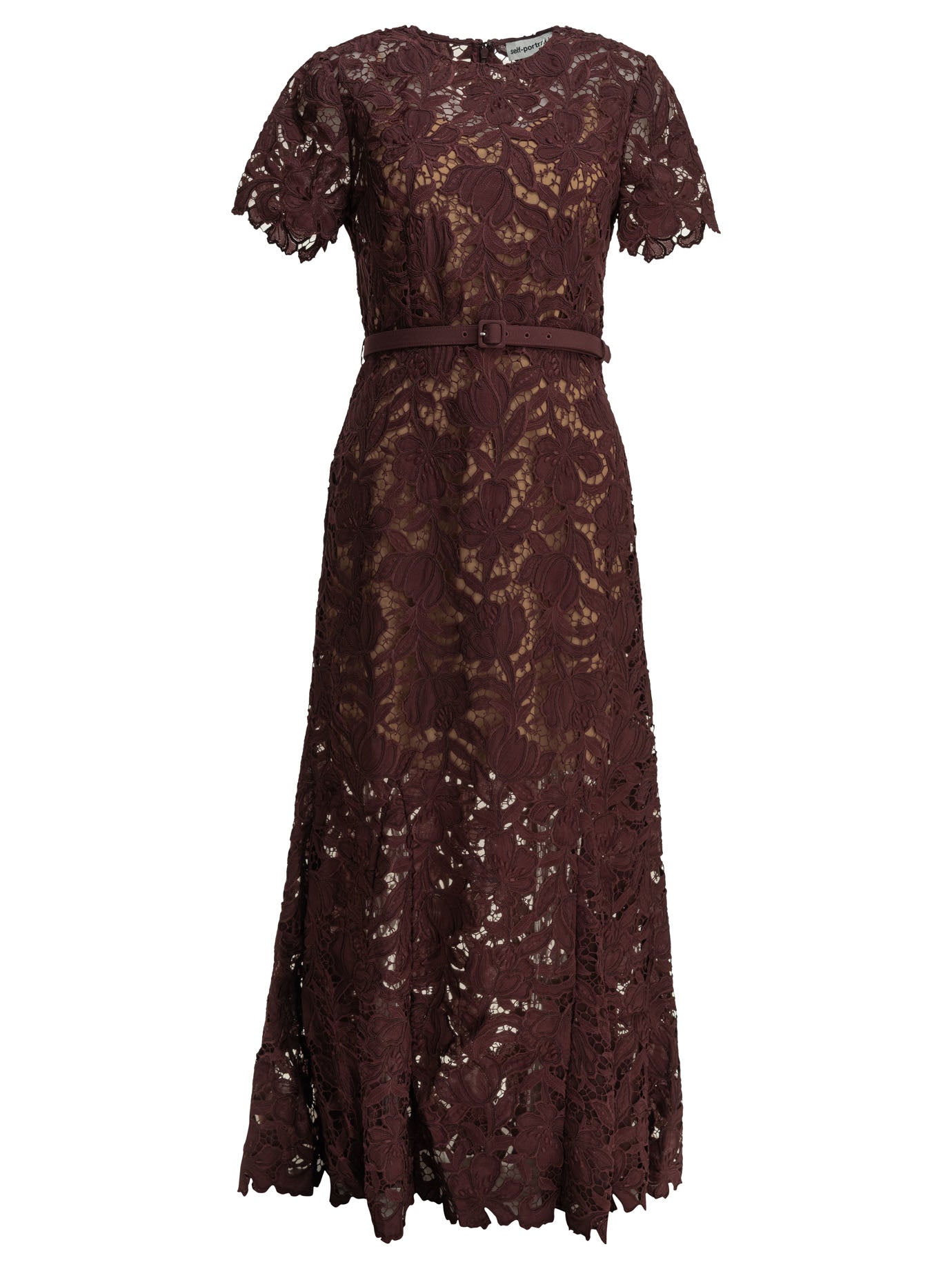 Lace midi dress Dresses