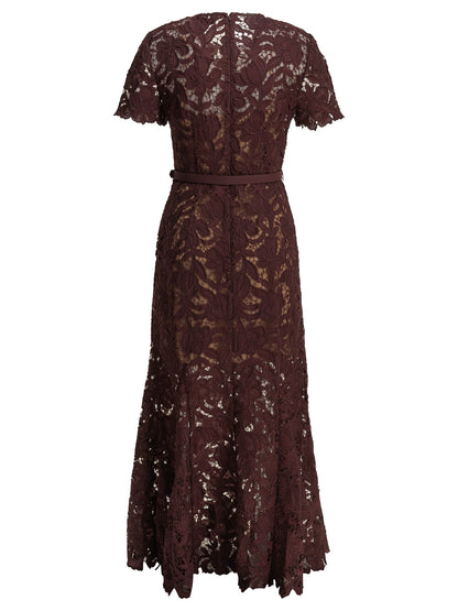 Lace midi dress Dresses