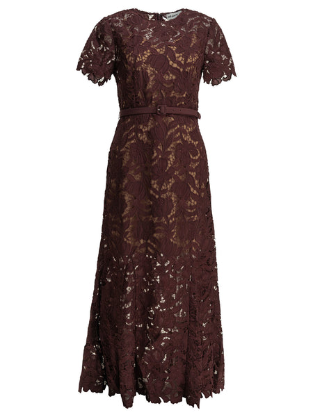 Lace midi dress Dresses
