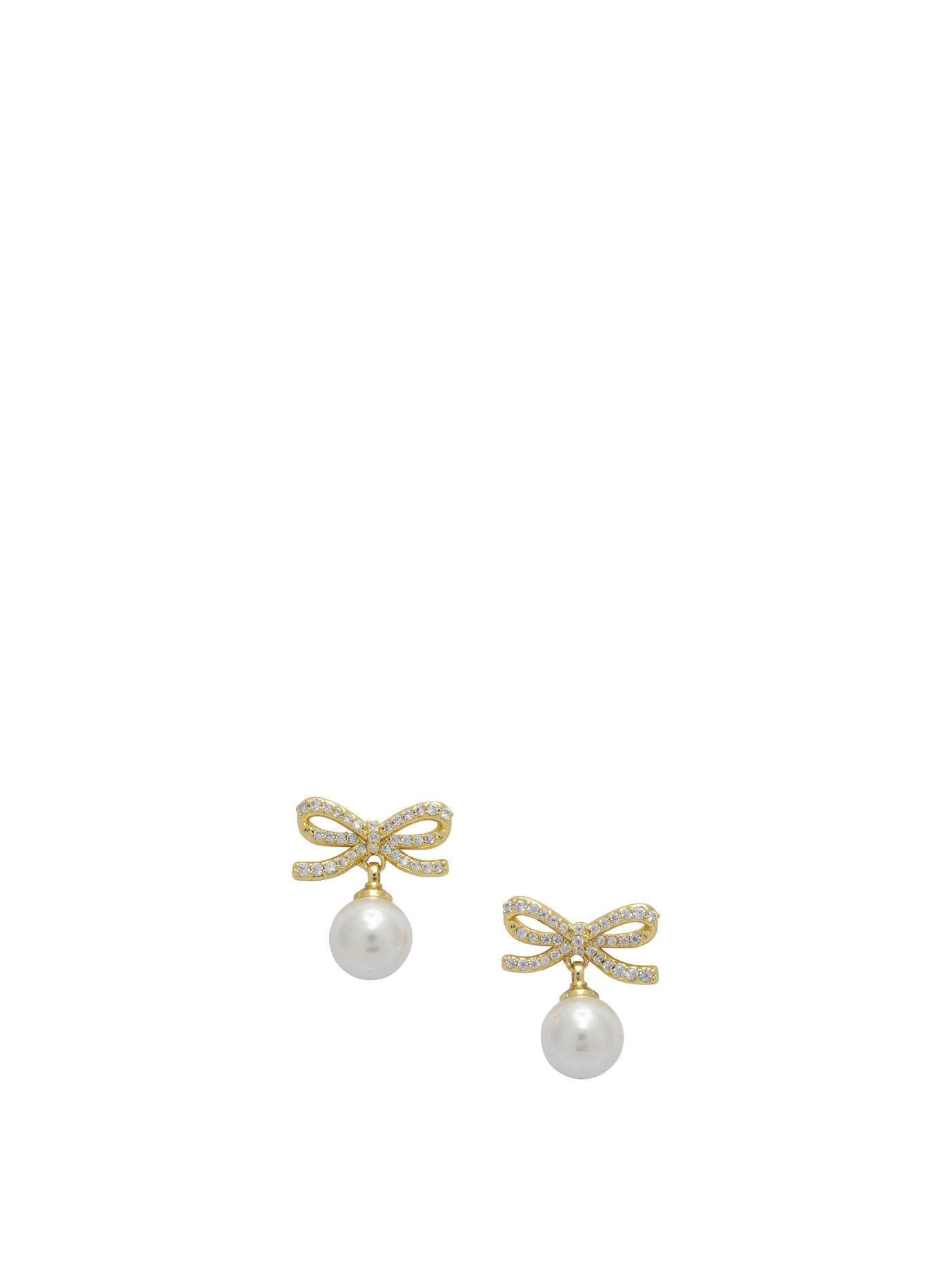 Earrings with pearl and crystals Jewels