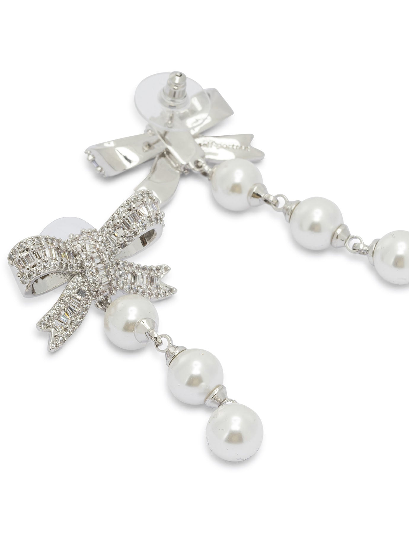 Dangling earrings with pearls and crystals Jewels