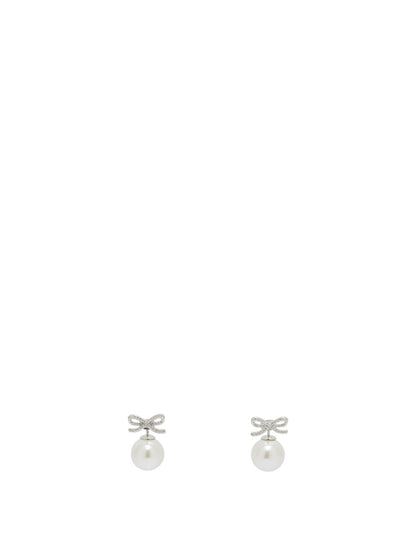 Earrings with pearl and crystals Jewels