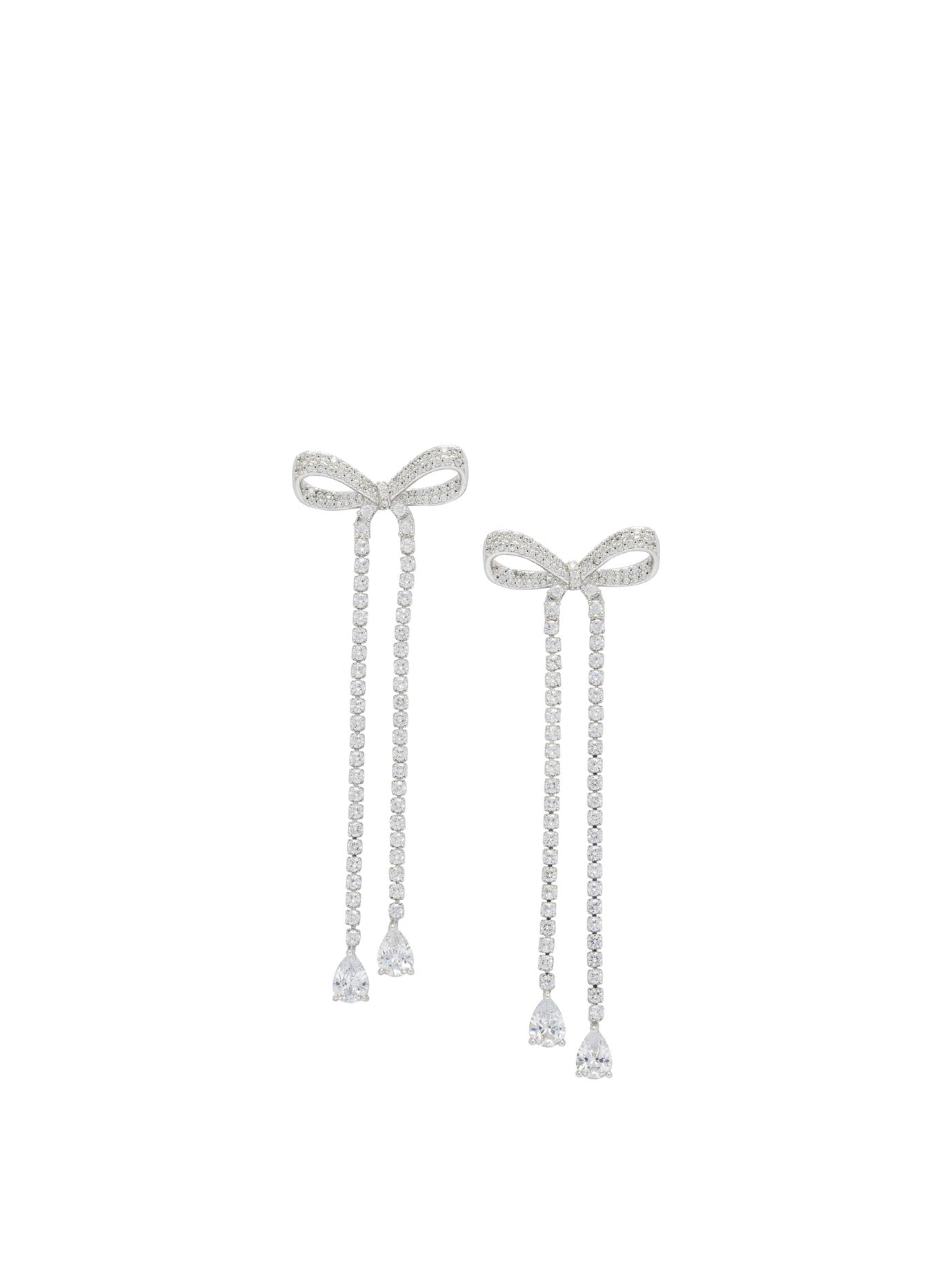 Dangling earrings with crystals Jewels