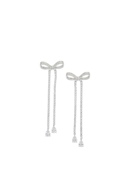 Dangling earrings with crystals Jewels