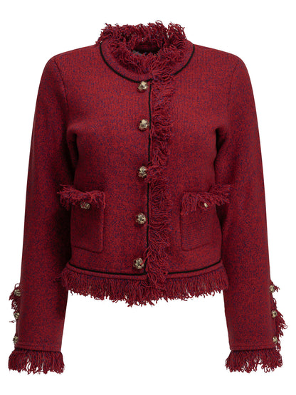 Fringed blazer Jackets and Coats