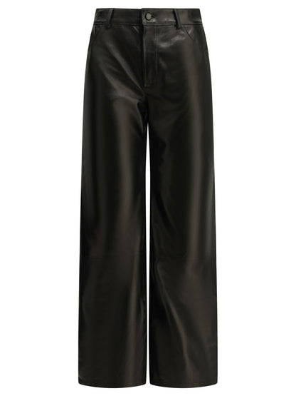 Casual nappa leather pants Trousers