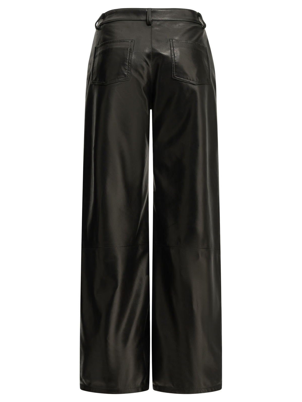 Casual nappa leather pants Trousers