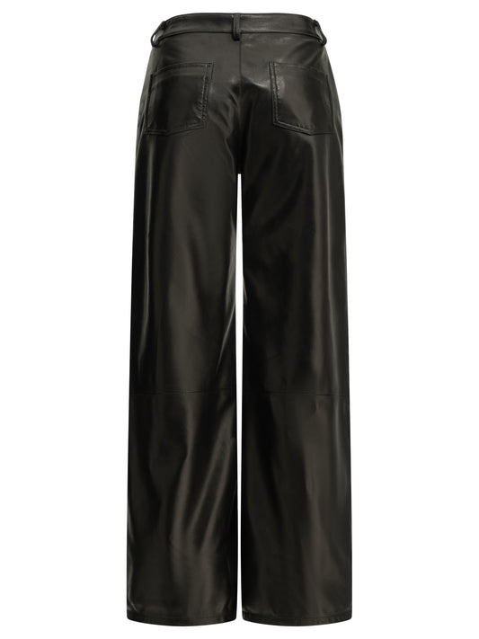 Casual nappa leather pants Trousers