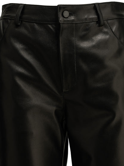 Casual nappa leather pants Trousers