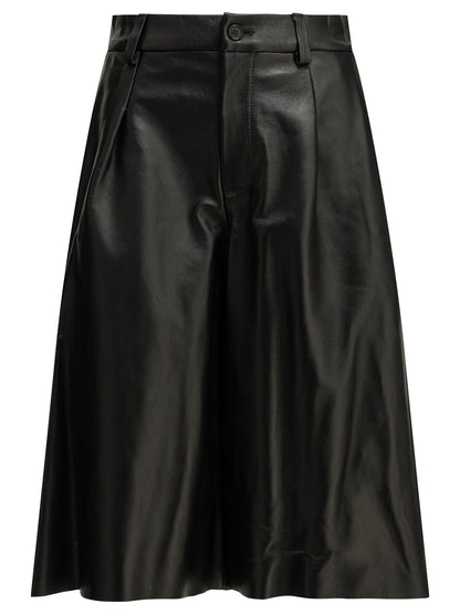 Formal leather shorts Shorts