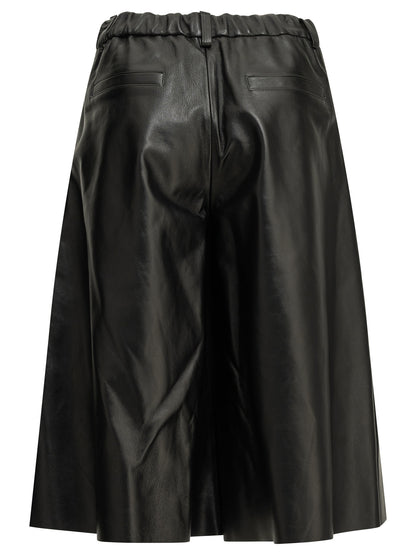Formal leather shorts Shorts