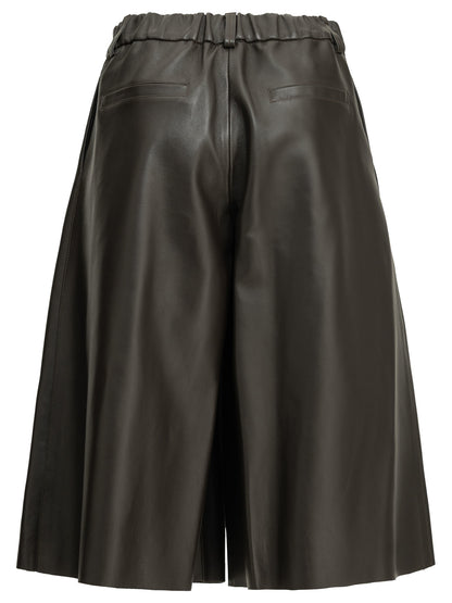 Formal leather shorts Shorts