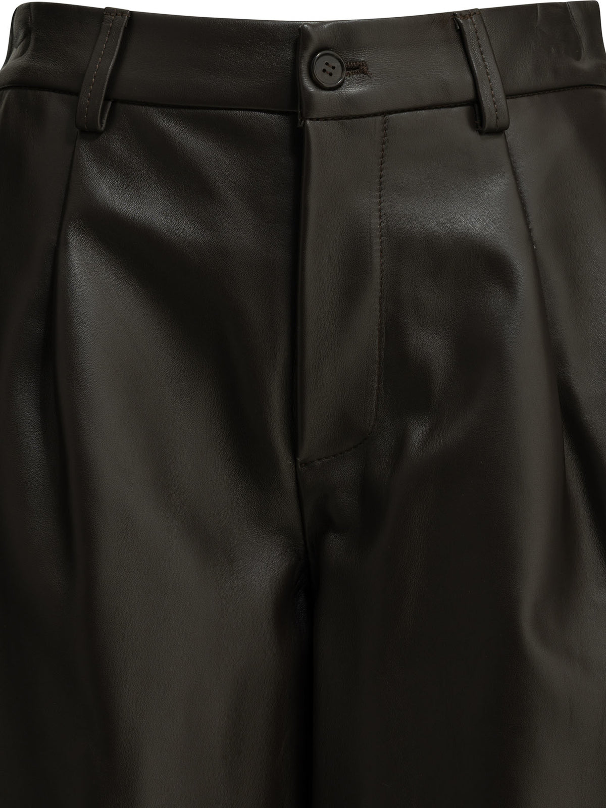 Formal leather shorts Shorts