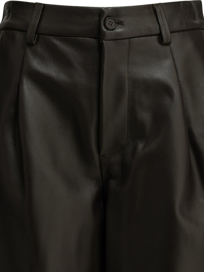 Formal leather shorts Shorts