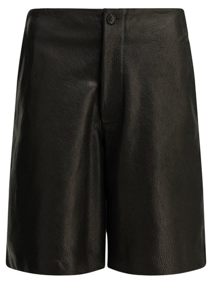 Formal leather shorts Shorts
