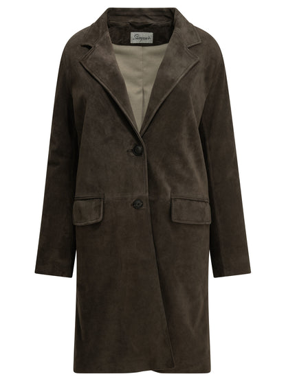 Padded suede jacket Jackets and Coats