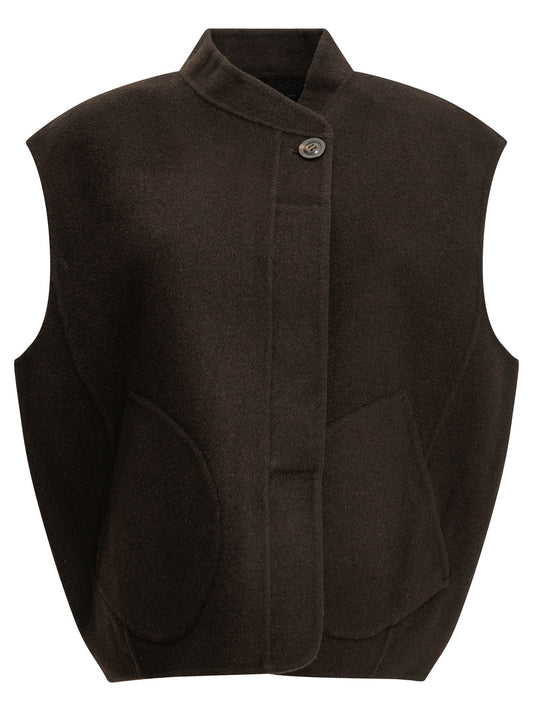 "Adeline" Sleeveless jacket Jackets and Coats