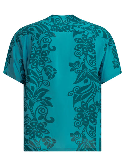 "Pictograph Flower" Casual Shirt Shirts