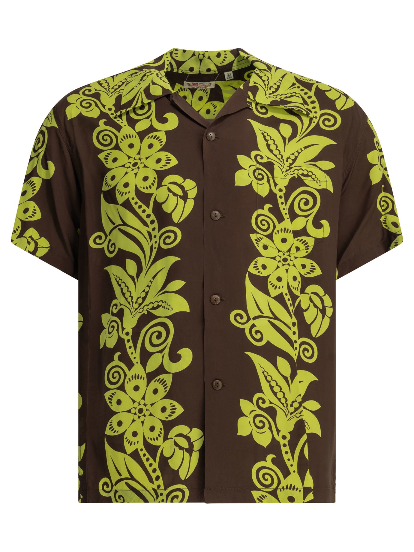 "Pictograph Flower" Casual Shirt Shirts