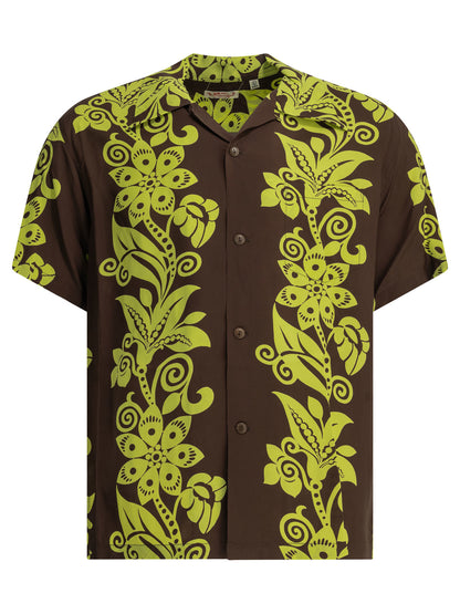 "Pictograph Flower" Casual Shirt Shirts