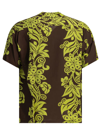 "Pictograph Flower" Casual Shirt Shirts